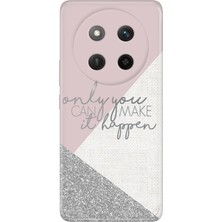 Nurdic Honor Magic 7 Lite Kılıf Renkli Silikon Baskılı Tpu Happen
