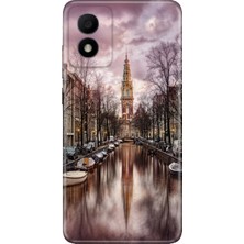 Nurdic Tcl 303 Uyumlu Kılıf Silikon Desenli Resimli Kapak Amsterdam