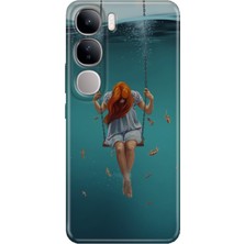 Nurdic Vivo V40 Lite Kılıf V40 Lite Desenli Tpu Silikon Baskılı Aşk Acısı