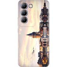 Nurdic Vivo V30 Lite Uyumlu Kılıf Desenli Baskılı Silikon Yeditepe