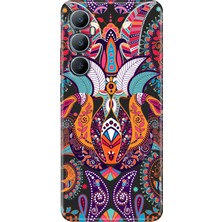 Nurdic Realme C65 Kılıf Uv-Color Telefon Kılıfı C65 Baskılı Mandala Aşk