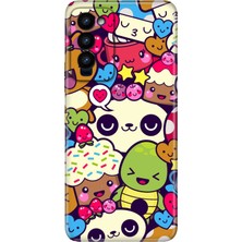 Nurdic Tecno Camon 18 Uyumlu Kılıf Colored Resimli Silikon Şirin Yaratık