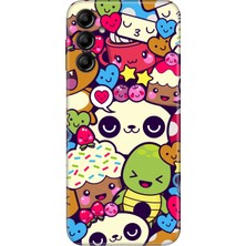 Nurdic Samsung Galaxy A24 Kılıf Silikon Desenli Resimli Uv Kapak Şirin Yaratık