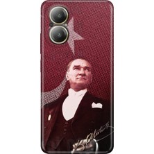 Nurdic Realme 12 Lite Kılıf Resimli Baskılı Nano Silikon M.k Atatürk