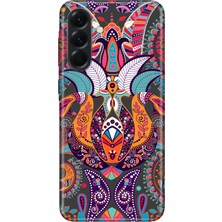 Nurdic Samsung Galaxy A36 6.7" Kılıf Kamera Koruma Silikon Baskılı Mandala Aşk