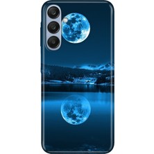 Nurdic Samsung Galaxy A17 Kılıf Renkli Silikon Baskılı Tpu Dolunay Deniz