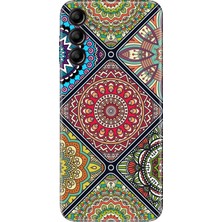 Nurdic Samsung Galaxy A15 Uyumlu Kılıf Silikon Desenli Resimli Mvp Mandala