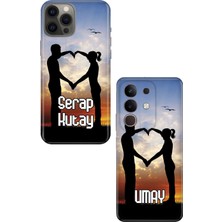 Nurdic Huawei P Smart 2018 2019 2021 Kılıf Kişiye Özel Isim Yazılı Silikon Grafik-92