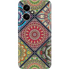Nurdic Honor 400 6.55" Kılıf Desenli Silikon Baskılı Kapak Mvp Mandala