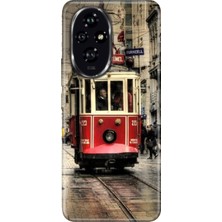 Nurdic Huawei Honor 200-PRO Kılıf Renkli Silikon Baskılı Tpu Istiklal Taksim