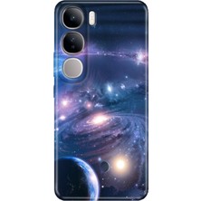 Nurdic Vivo V40 Lite Kılıf V40 Lite Desenli Tpu Silikon Baskılı Uzay Boşluğu