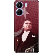 Nurdic Xiaomi Poco C65 - Redmi 13C Kılıf Resimli Baskılı Silikon M.k Atatürk