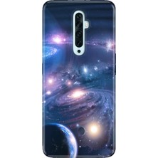 Nurdic Oppo Reno 2z Uyumlu Kılıf Silikon Desenli Resimli Kapak Uzay Boşluğu