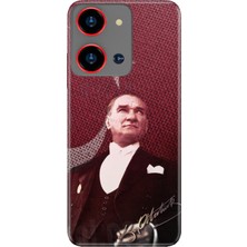 Nurdic Reeder S19 Max Pro S Zoom Kılıf Resimli Baskılı Nano Silikon M.k Atatürk