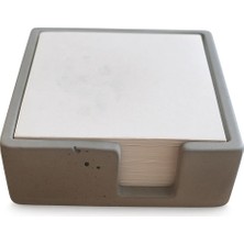 Ovebu Brüt Beton Kare Bloknotluk