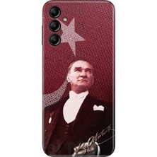 Nurdic Samsung Galaxy A54 Kılıf Silikon Desenli Resimli Uv Kapak M.k Atatürk