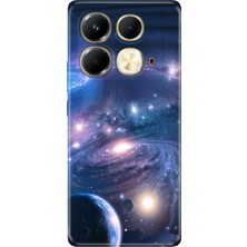 Nurdic Infinix Note 40 4g Kılıf Resimli Baskılı Nano Silikon Uzay Boşluğu