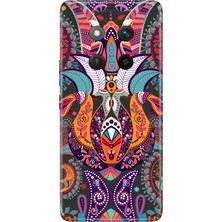 Nurdic Honor Magic 7 Lite Kılıf Renkli Silikon Baskılı Tpu Mandala Aşk
