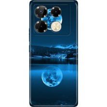 Nurdic Infinix Note 40 Pro 5g Kılıf Renkli Silikon Baskılı Tpu Dolunay Deniz