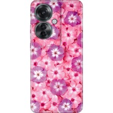 Nurdic Oppo Reno 11F Uyumlu Kılıf Resimli Baskılı Nano Silikon Çiçekli Sss