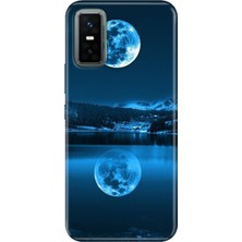 Nurdic Infınıx GT30 Pro Kılıf Renkli Silikon Baskılı Tpu Dolunay Deniz