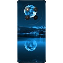 Nurdic Honor X60 Pro - X9C 5g Kılıf Renkli Silikon Baskılı Tpu Dolunay Deniz