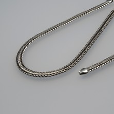 Silvalli 5n Çavuş Tilki Kuyruğu Gümüş Zincir