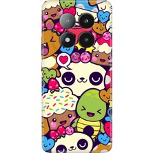 Nurdic Xiaomi Redmi Note 14 Pro Plus 5g Kılıf Desenli Silikon Şirin Yaratık