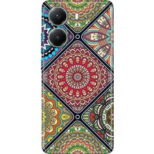 Nurdic Xiaomi Poco X7 Pro Telefon Kılıfı Dekoratif Silikon Baskılı Kapak Mvp Mandala