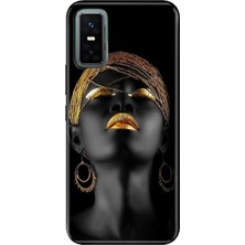 Nurdic Infınıx GT30 Pro Kılıf Renkli Silikon Baskılı Tpu Afrikalı Kız