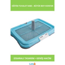 Letsii Büyük Boy Köpek Eğitim Tuvalet Kabı Dayanıklı Pratik Tasarım