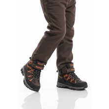 Ruffon Kahve Turuncu Polarlı Kaymaz Çocuk Outdoor Bot 2301 F