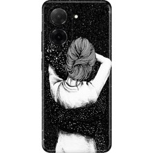 Nurdic Xiaomi Redmi A5 Kılıf Renkli Silikon Baskılı Tpu Siyah Aşk