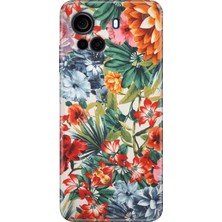 Nurdic Casper Via F30 Kılıf Kamera Korumalı Silikon Desenli Resimli Uv Kapak Sanatsal Çiçek