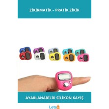 Letsii Ergonomik Silikon Yüzük Zikirmatik Sayacı