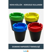Letsii Dumansız Taşınabilir Kova Küllük