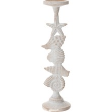 Mudo Home SEA WORLD MUMLUK BEYAZ 11X11X42 CM