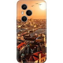 Nurdic Huawei Honor 400 Pro Kılıf Renkli Silikon Baskılı Tpu Galata