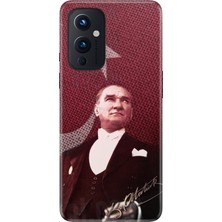 Nurdic Oneplus 9 Kılıf Modern Tasarım Silikon Desenli M.k Atatürk