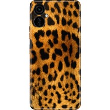 Nurdic Tecno Camon 19 Neo Kılıf 0.4mm Silikon Desenli Leopar Kürk