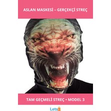 Letsii Tam Geçmeli Streç Aslan Maskesi Yetişkin