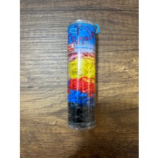 Gülümse Gel 1 Kutu Renkli Tüp Içinde Saç Örgü Lastiği Perma Ince Lastik Toka