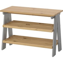 IKEA Kallsö Bank ve Ayakkabılık Gri 80 x 38 x 56 cm