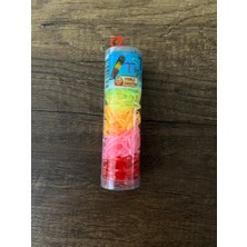 Gülümse Gel 1 Kutu Renkli Tüp Içinde Saç Örgü Lastiği Perma Ince Lastik Toka