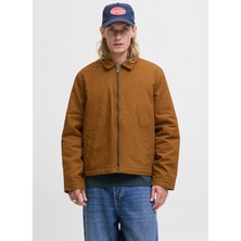 Jack & Jones Kahve Erkek Mont 12278797_JJEDOVER Worker Jacket Noo