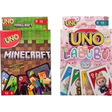 Oyunsal Minecraft Uno ve Labubu Uno Oyun Kartları