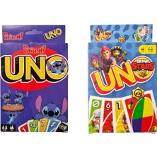Oyunsal Lilo & Stitch Uno ve Brawl Stars Uno Oyun Kartları
