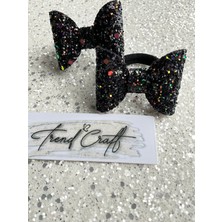 Glitter Payet Parlak Fiyonk 2’li Lastik Toka
