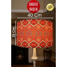 Apcasa Decor Otantik ve Canlı Desenli Lambader Başlığı