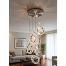Marsel Lighting Alya 5li Krom Avize